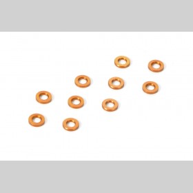 XRAY 303121-O Alu Shim 3x6x0.5MM - Orange (10)