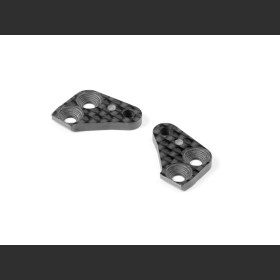 XRAY 362274 Graphite Extension for Alu Steering Block - 1 Dot (1+1)