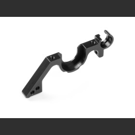 XRAY 333019 Alu Lower Bulkhead Rear - Right - Black - Swiss 7075 T6