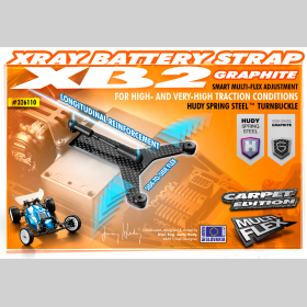 XRAY 326110 Graphite Battery Strap