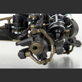 XRAY 352217 XB808 Alu Caster Block 12° Right - Swiss 7075 T6 - Hard Coated --- Replaced with #352272