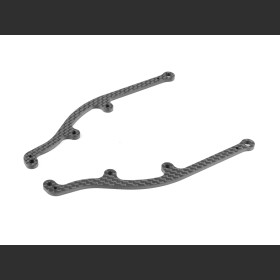 XRAY 376332 X1'24 SIDE BRACE - GRAPHITE 2.5MM (2)