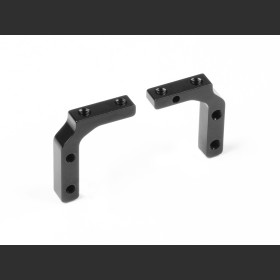XRAY 336131 Alu Steering Servo Mount - Black - Swiss 7075 T6 (2)