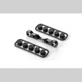 XRAY 353317 XB8 Alu Rear Lower Susp. Holder - Front - RF - Swiss 7075 T6