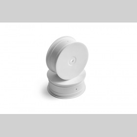 XRAY 369912 4WD Front Wheel AeroDisk With 12MM HEX - White (2) --- Replaced with #369912-M