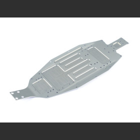 XRAY 321123 XB2 ALU CHASSIS - 2.0MM - SHORT - REAR WIDE - SWISS 7075 T6
