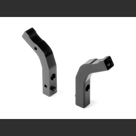 XRAY 301976 X4 ALU SHOCK HOLDER FRONT FIXED FOR UNI BULKHEADS (2)