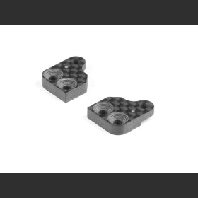 XRAY 322284 GRAPHITE EXTENSION FOR ALU STEERING BLOCK WITH BACKSTOP - 1 DOT (2)