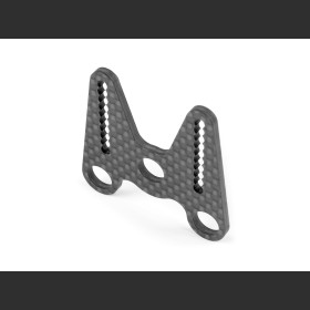 XRAY 373057 X1 CARBON REAR WING MOUNT FOR 1-PIECE CHASSIS