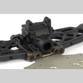 XRAY 352322 XB808 Alu Front Lower Susp. Holder - Rear - Swiss 7075 T6 (7MM) - Hard Coated