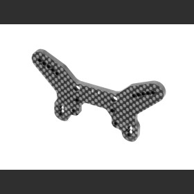 XRAY 362091 CARBON SHOCK TOWER HS BULKHEAD FOR WING – 2 DOTS - FRONT