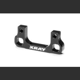 XRAY 333722 Alu Rear Lower 1-PIECE Suspension Holder - Rear - Black - RR