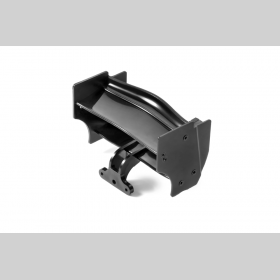 XRAY 373513-K X1 Composite Adjustable Rear Wing - Black - ETS APPROVED