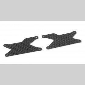 XRAY 353191 XB8 Graphite Rear Lower Arm Plate 1.6 MM (2)