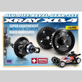 XRAY 364945 Alu Diff. Bevel Gear 35T - 7075 T6 Hard Coated