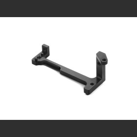 XRAY 306223 X4F ALU SERVO MOUNT - BLACK - ONE-PIECE -  SHORT HOLDER