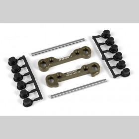 XRAY 352303 XB808 Alu Front Lower Susp. HolderS Set - Swiss 7075 T6 (7MM) - Hard Coated