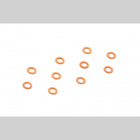 XRAY 303142-O Alu Shim 3x5x0.5MM - Orange (10)