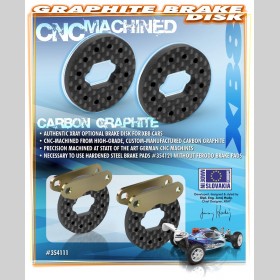 XRAY 354111 Graphite Ventilated Brake Disk - CNC Machined (2)