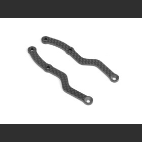 XRAY 376324 X1'21 Side Brace - Graphite 2.5MM - Right & Left