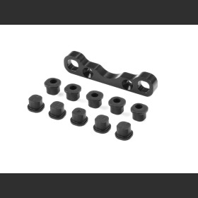 XRAY 353333 XB8 ALU REAR LOWER SUSP. HOLDER FOR SEMI-SPLIT BULKHEAD - FRONT