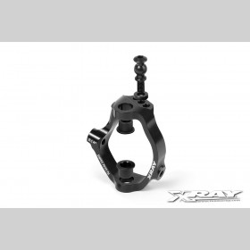 XRAY 352274 Alu Caster Block 14° Right  - 3 Roll-CenterS - Swiss 7075 T6 - Hard Coated