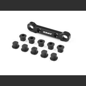 XRAY 353334 XB8 ALU REAR LOWER SUSP. HOLDER FOR SEMI-SPLIT BULKHEAD - REAR