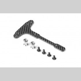 XRAY 361299 Graphite Chassis T-Brace - Front - Set