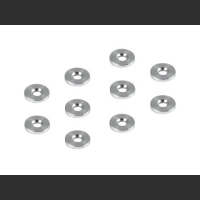 303118-C ALU SHIM 3x9x1.0MM - DEEPER COUNTERSUNK (10)
