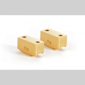 XRAY 351182 BRASS Rear Upright Weight 15G (2)