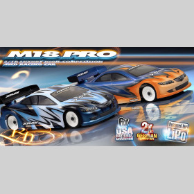 XRAY 380003  M18 PRO LiPo - 4WD Shaft Drive 1/18 Micro Car