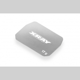 XRAY 326183 Stainless Steel Weight 17G - Front-Middle