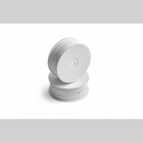 XRAY 329910 2WD Front Wheel AeroDisk With 12MM HEX - White (2) --- Replaced with #329910-M