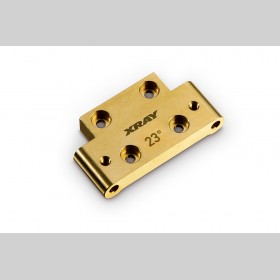 XRAY 322314 BRASS 46G Front Lower Arm Mount 23°/29° KICK-Up