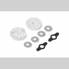 XRAY 358031 2-WAY Flow Derlin Shock Piston 8-H. (1.3MM) & 2-H. (1.2MM) (2)