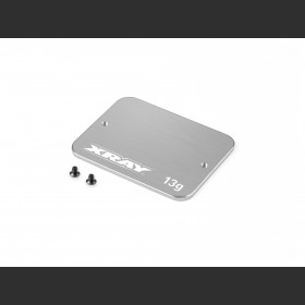 XRAY 326153 STAINLESS STEEL WEIGHT UNDER SERVO FOR 1-PIECE CHASSIS 13g