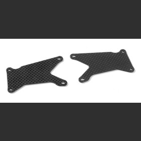 XRAY 352191 XB9 Graphite Front Lower Arm Plate 1.6 MM (2)