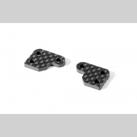 XRAY 322290 Graphite Extension For Steering Block (2) - 2 SLOTS
