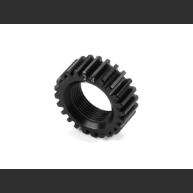 XRAY 348434 ALU BBB PINION GEAR 24T (2ND) - SWISS 7075 T6 - HARD COATED