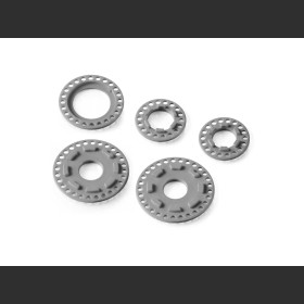 XRAY 345800-G COMPOSITE BELT PULLEY COVER SET - GRAPHITE