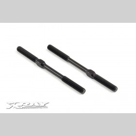 XRAY 352628 Adj. Turnbuckle M5 L/R 75 MM  - Spring Steel (2)