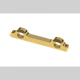 XRAY 323312 BRASS Rear Lower Susp. Holder - Narrow - Front