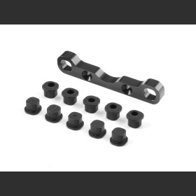 XRAY 353335 XT8 ALU REAR LOWER SUSP. HOLDER FOR SEMI-SPLIT BULKHEAD - FRONT