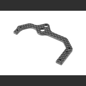 XRAY 371169 X1 CARBON REAR POD LOWER PLATE FOR 1-PIECE CHASSIS - REAR