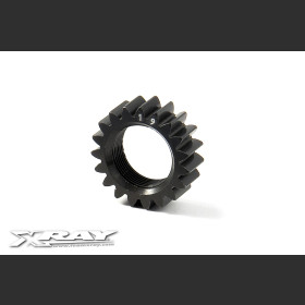 XRAY 348519 XCA Alu 7075 T6 Hard Coated Pinion Gear - 19T (2ND)