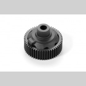 XRAY 324954-G Composite Gear Differential Case With Pulley 53T - LCG - Graphite