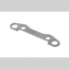 XRAY 352317 XB808 Steel Susp. Holder - Front - Laser CUT - Hardened