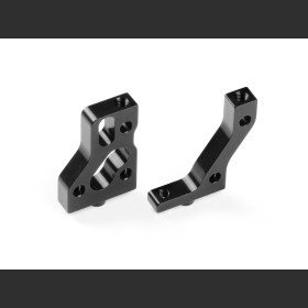 XRAY 336234 Alu Radio Plate Mounts - Black - Swiss 7075 T6 (L+R)