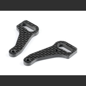 XRAY 303381 X4 CARBON REAR ARS PLATE (L+R)