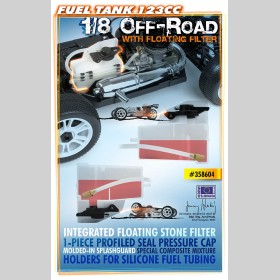 XRAY 358604 Fuel Tank 125CC With Floating Filter